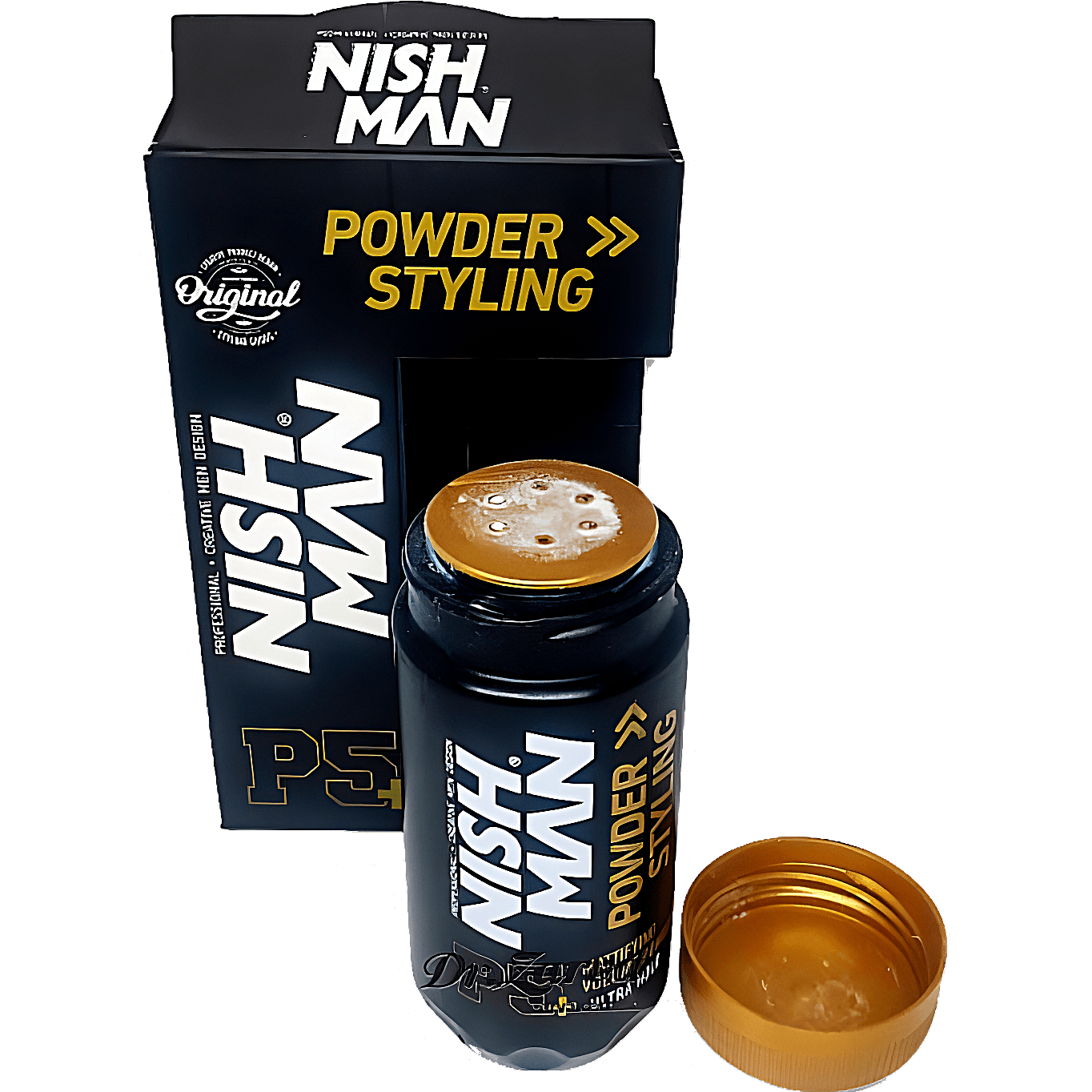 Romanenko Barber&Shop - ПУДРА ДЛЯ СТИЛІЗАЦІЇ ВОЛОССЯ NISHMAN STYLING POWDER ULTRA HOLD 20 Г